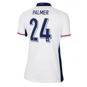 Fotbalové Dres Anglie Cole Palmer #24 Dámské Domácí Oblečení ME 2024 Krátký Rukáv